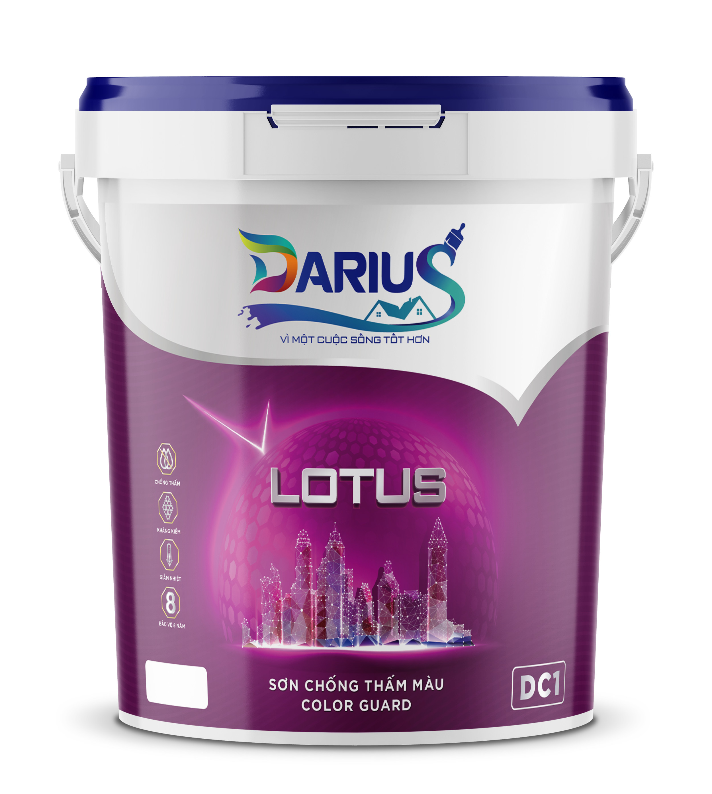 DARIUS LOTUS: Chống thấm màu