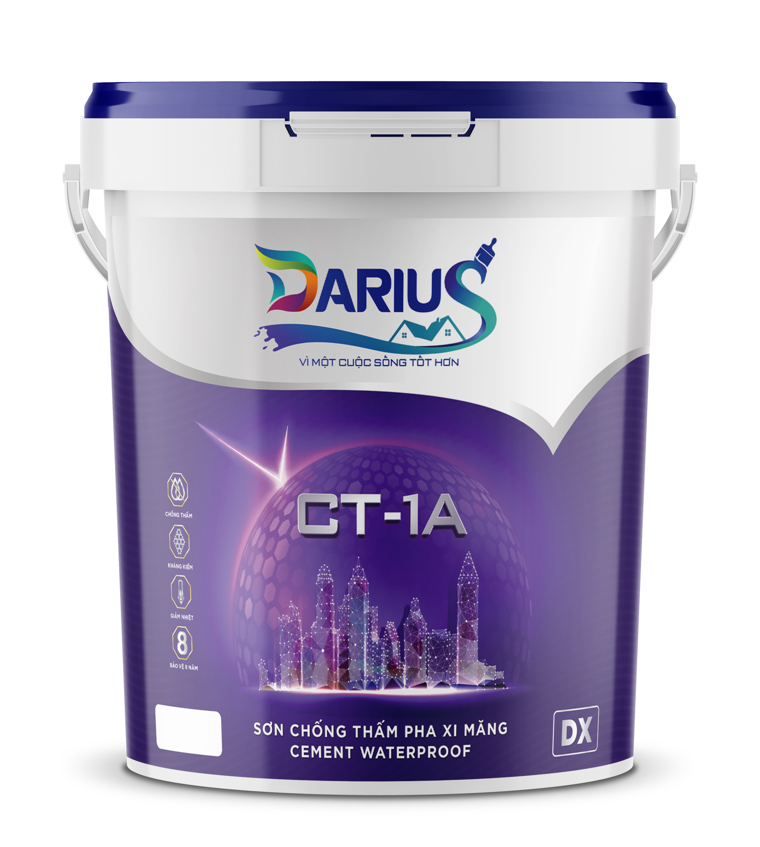 DARIUS CT-1A: Chống thấm pha xi măng