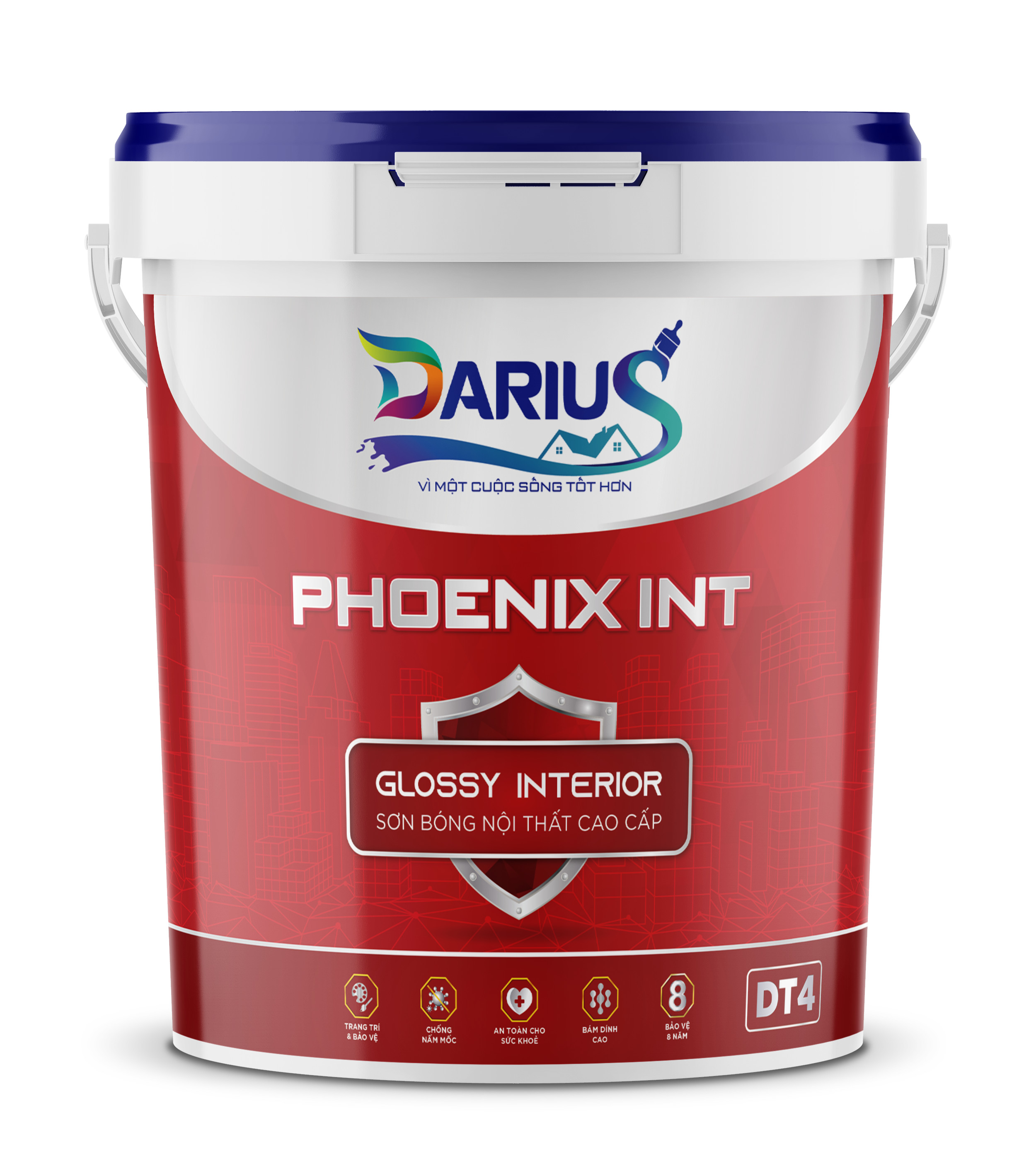DARIUS PHOENIX INT: Sơn bóng nội thất