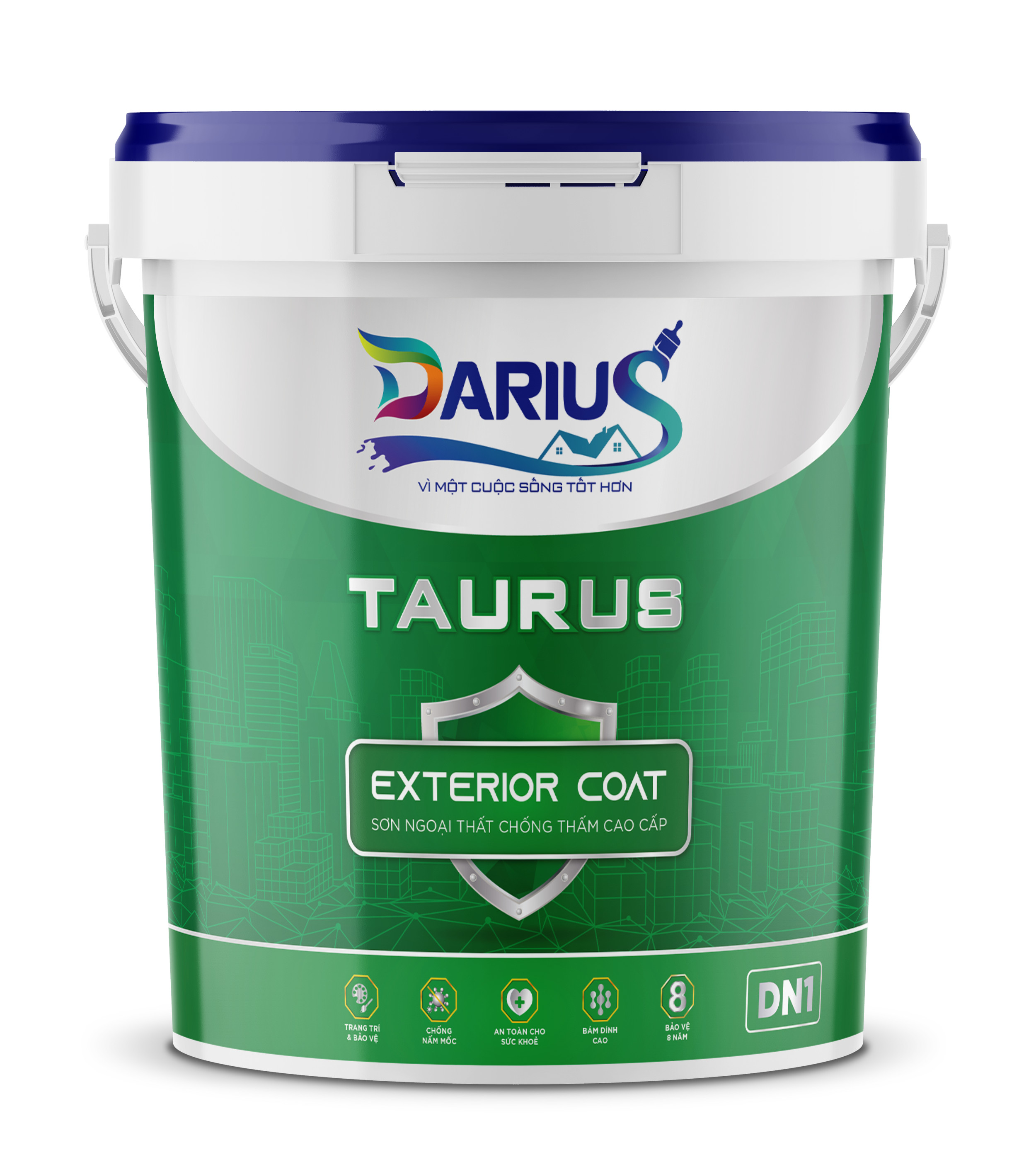 DARIUS TAURUS: Sơn ngoại thất chống thấm